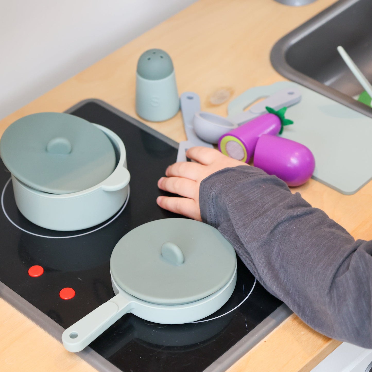 Silicone Kitchen Play Set