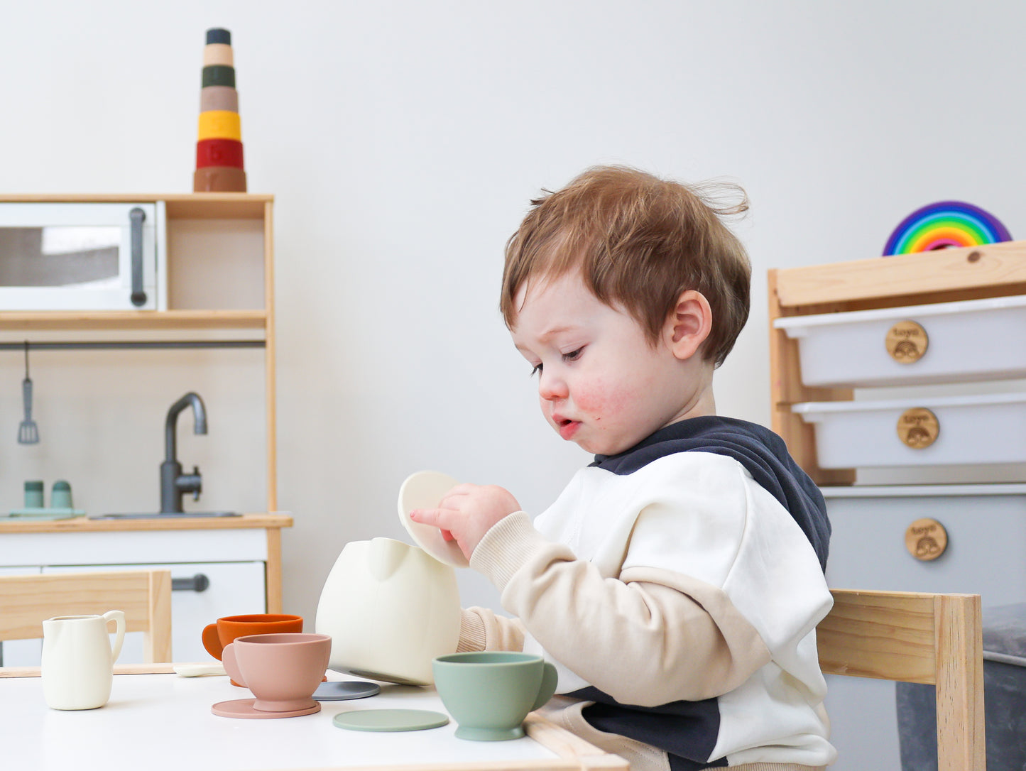Silicone Tea Play Set