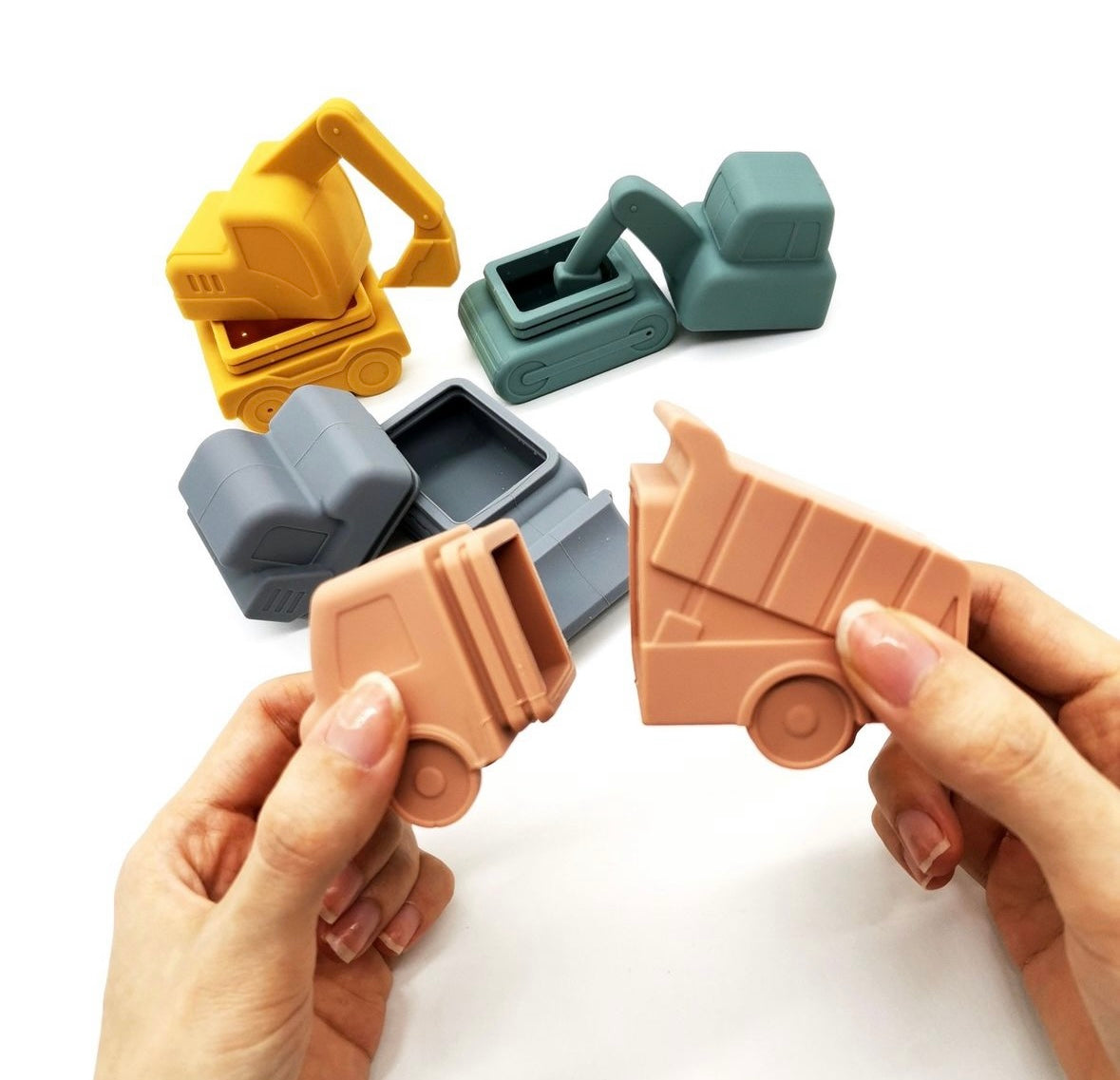Silicone Bath Toys Construction Set