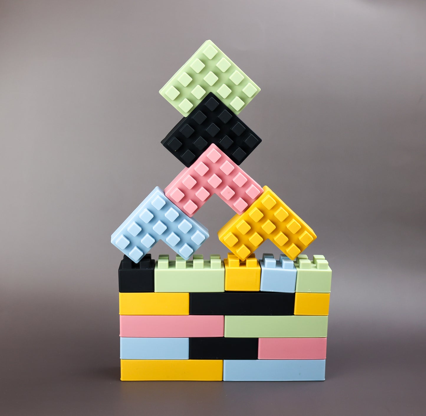 20 Piece Silicone Bricks