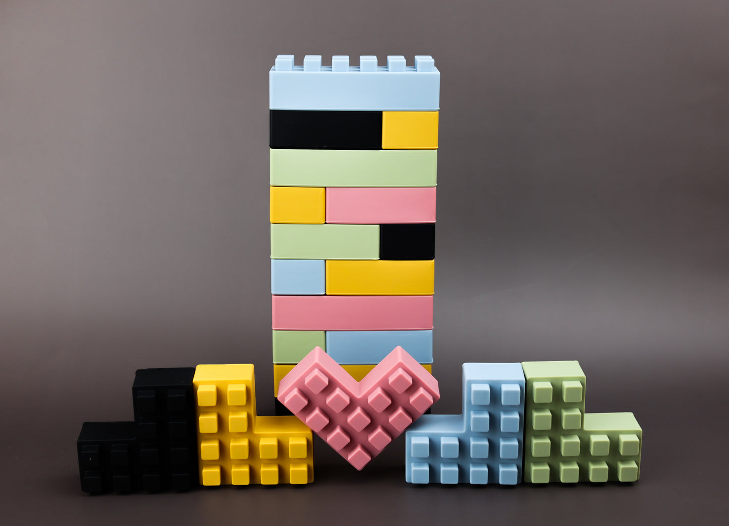 20 Piece Silicone Bricks