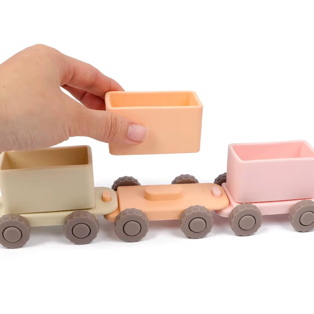 Silicone Train & Carriage Set – Pre-Order £14.99