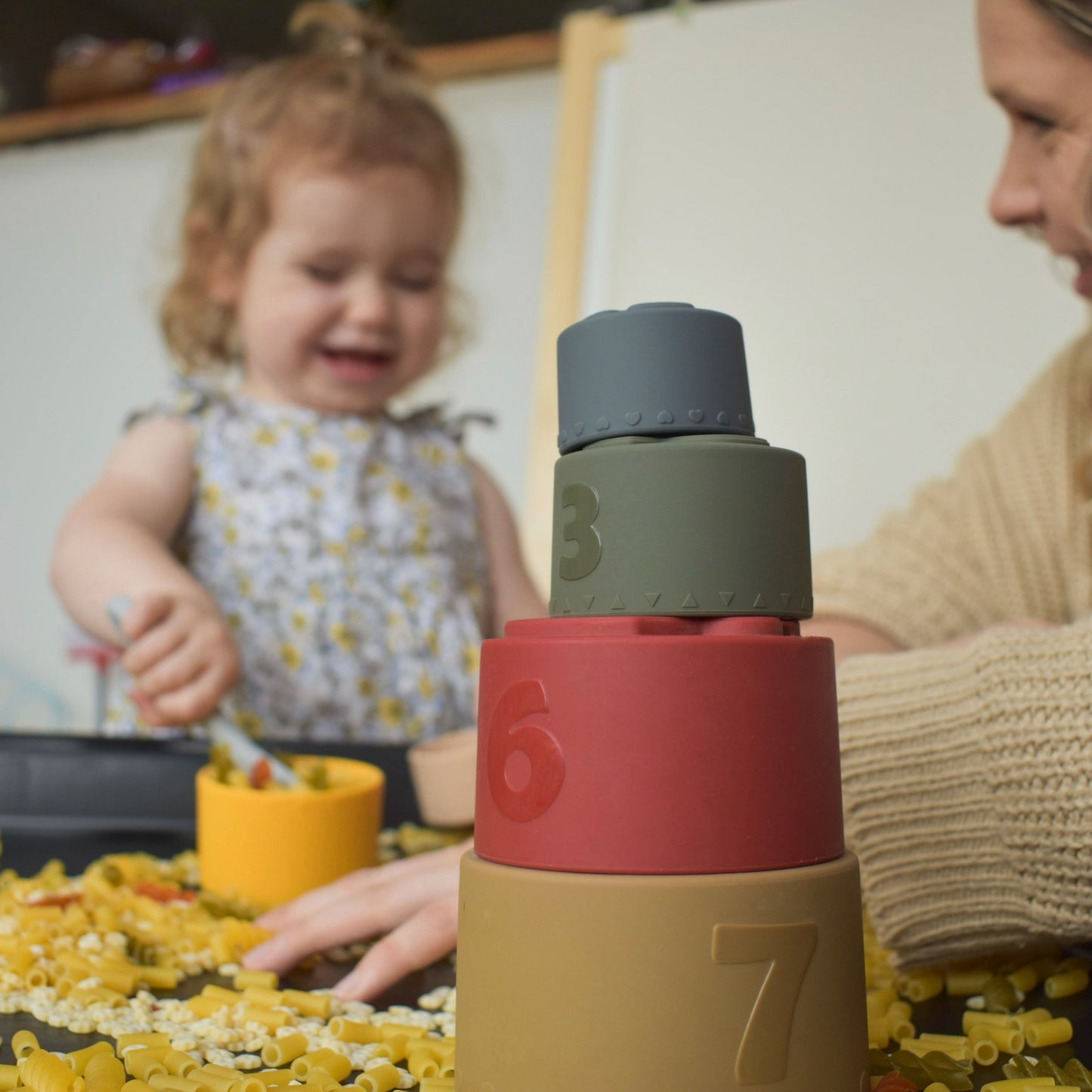 Silicone Stacking Cups - Autumn Day