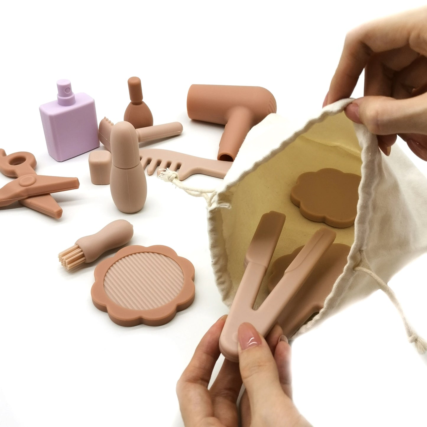 Silicone Beauty and Hair Role Play Set