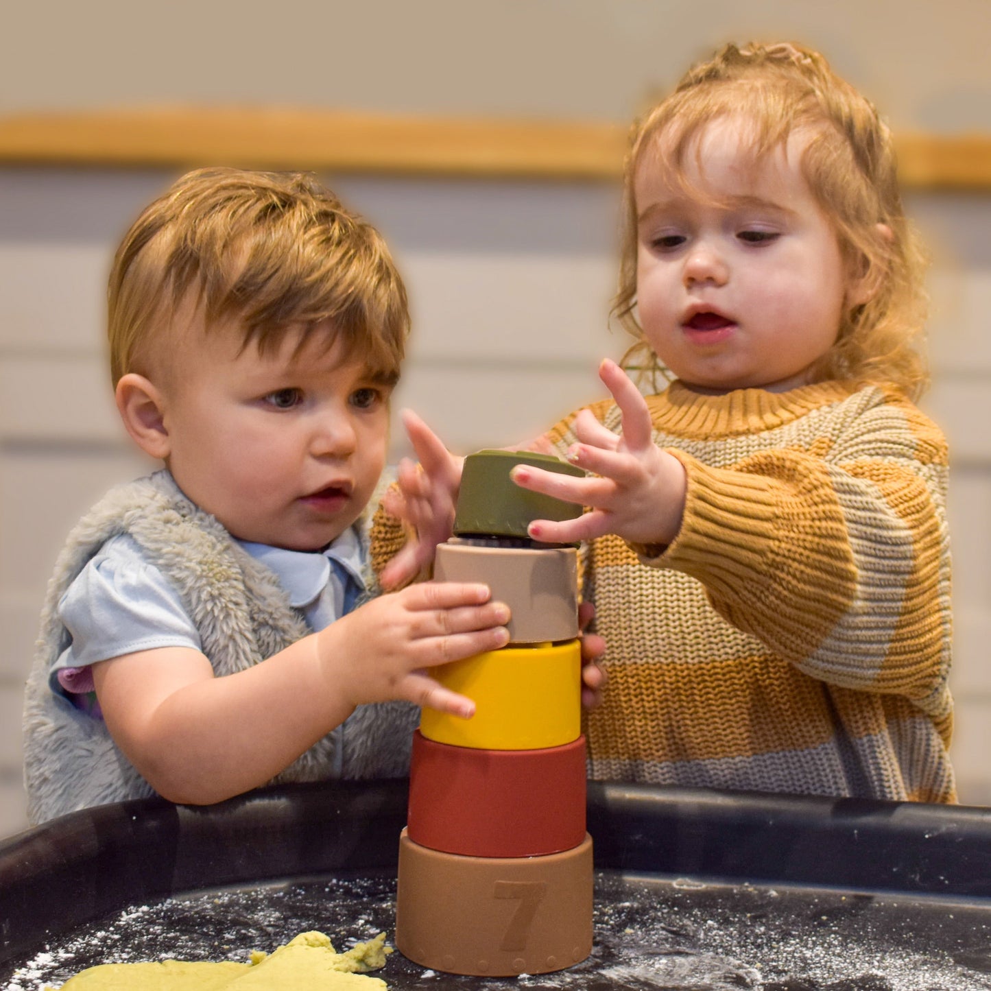 Silicone Stacking Cups - Autumn Day