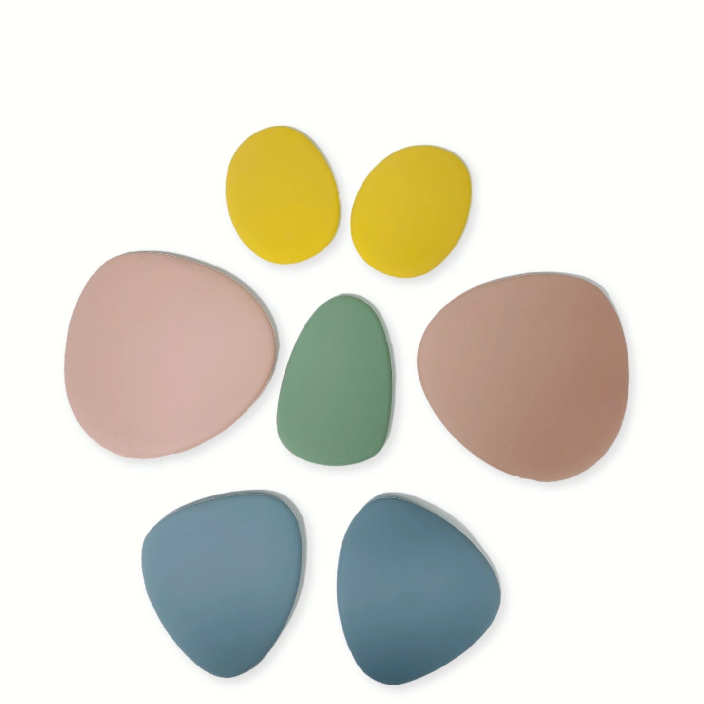 Silicone Stacking Pebbles 8 Piece